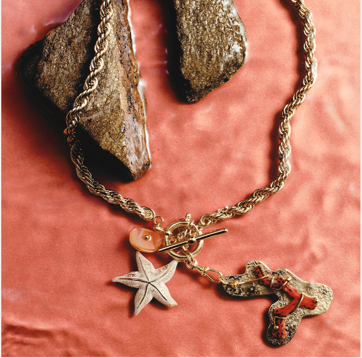 GAS BIJOUX - Collier FORMENTERA doré à l'or fin - Coup de coeur de la boutique
