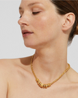 GAS BIJOUX - Collier MARQUISE chaine dorée à l'or fin