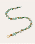 GAS BIJOUX - Collier ALOHA dorée à l'or fin - Amazonite