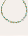 GAS BIJOUX - Collier ALOHA dorée à l'or fin - Amazonite
