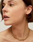 GAS BIJOUX - Collier MISTRAL doré - Strass