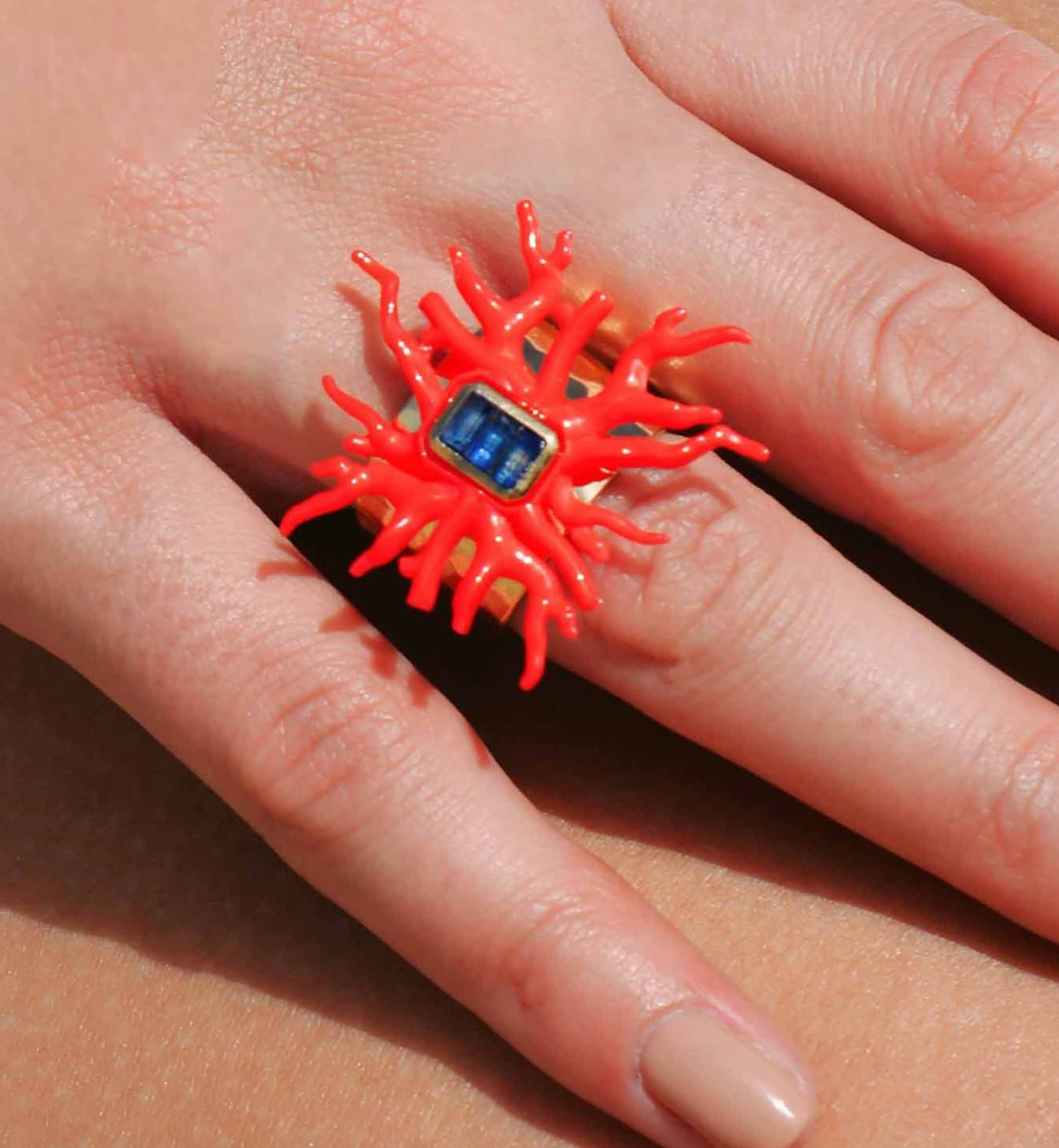 HIPANEMA - Bague Talassa Rouge