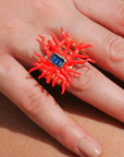 HIPANEMA - Bague Talassa Rouge