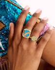 HIPANEMA - Bague Bruna Blanche