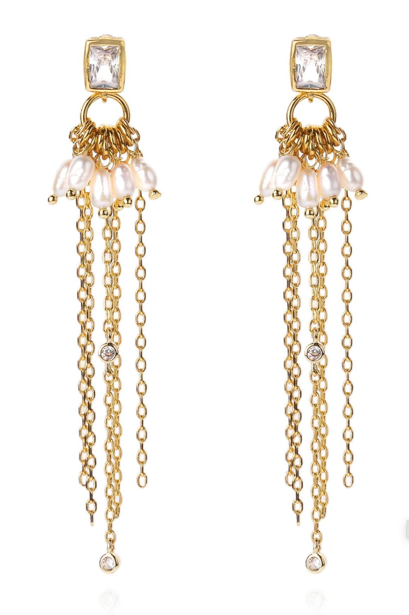 HIPANEMA - Boucles d'oreilles Marina dorées