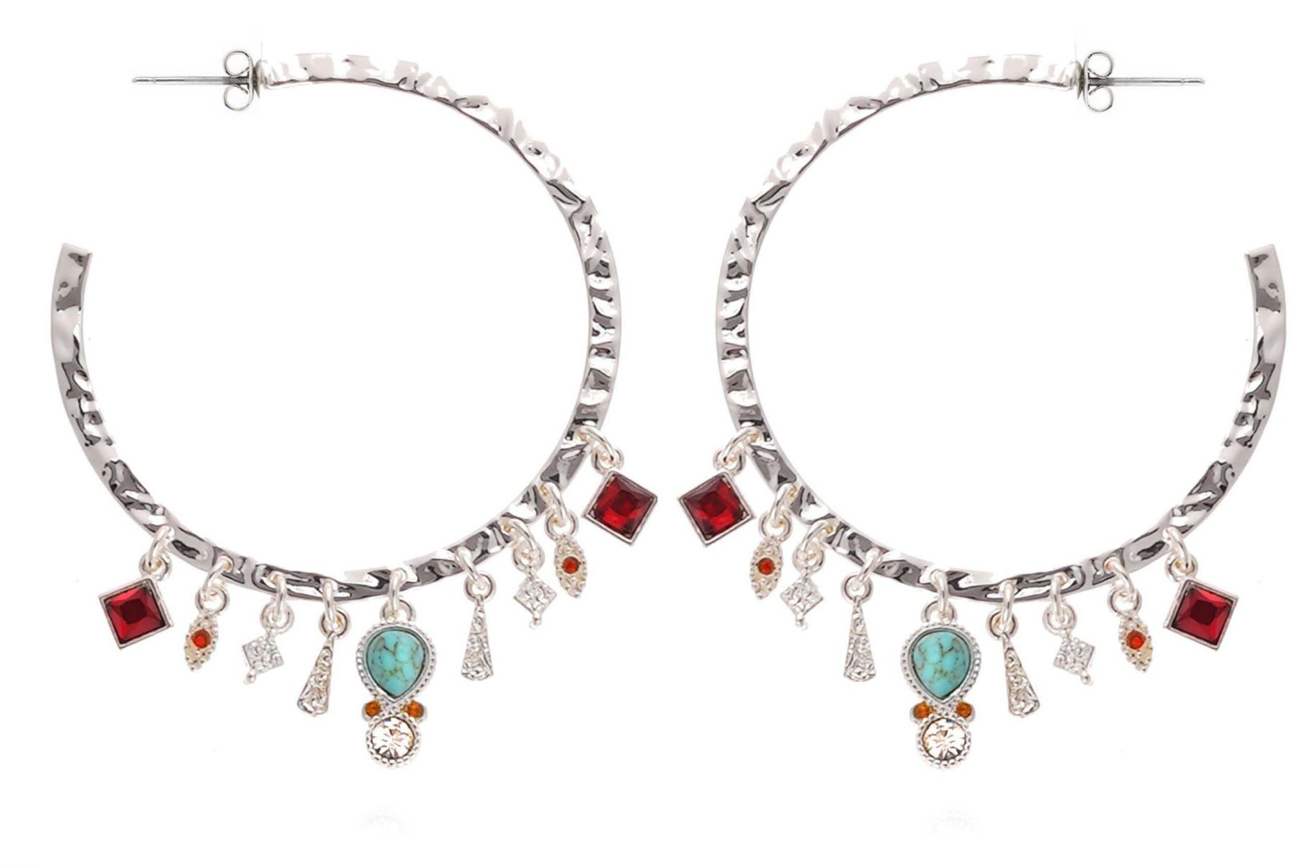 HIPANEMA - Boucles d'oreilles Abril argent