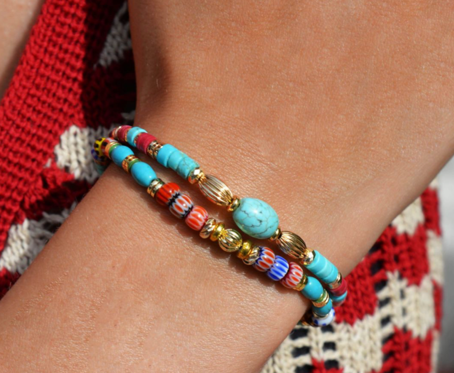 HIPANEMA - Bracelet Tweeks Rouge