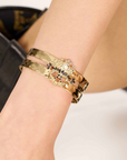HIPANEMA - Bracelet Frozen doré