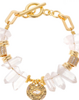 HIPANEMA - Bracelet Hektor doré
