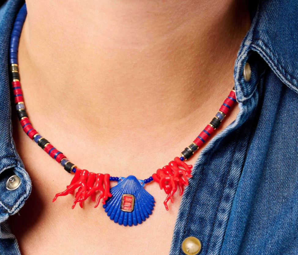 HIPANEMA - Collier Dorie Bleu