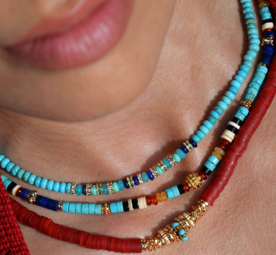 HIPANEMA - Collier Jaipur Turquoise