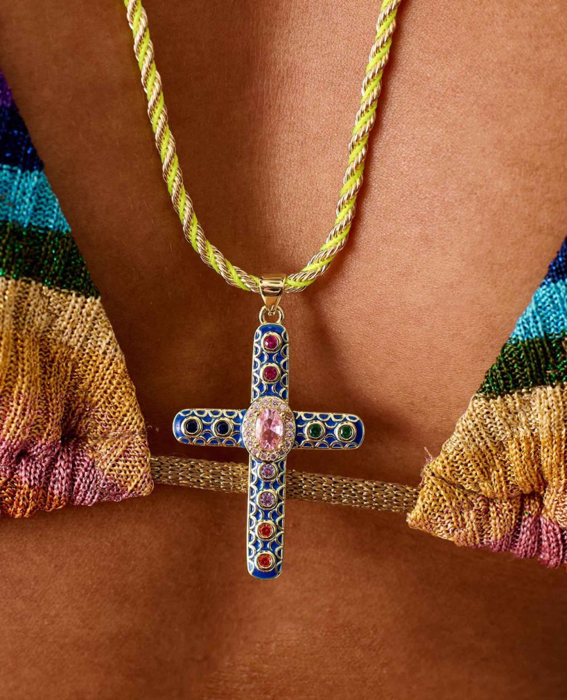 HIPANEMA - Collier Boniface Bleu