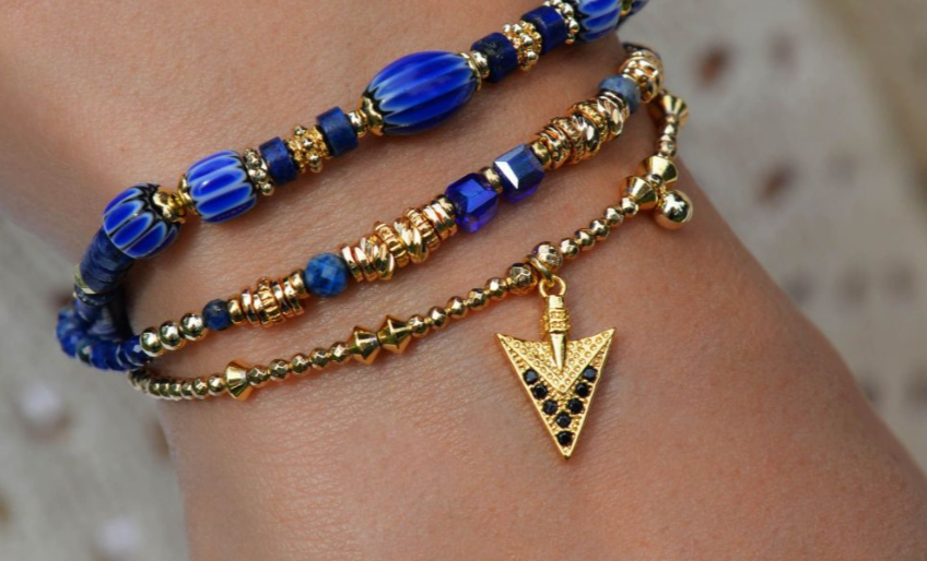 HIPANEMA - Bracelet Vadorada bleu