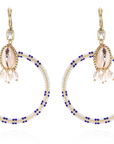 HIPANEMA - Boucles d'oreilles Recif Bleu