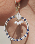 HIPANEMA - Boucles d'oreilles Recif Bleu