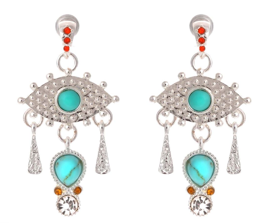 HIPANEMA - Boucles d'oreilles Syracuz argentées