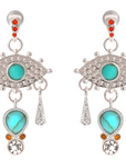 HIPANEMA - Boucles d'oreilles Syracuz argentées