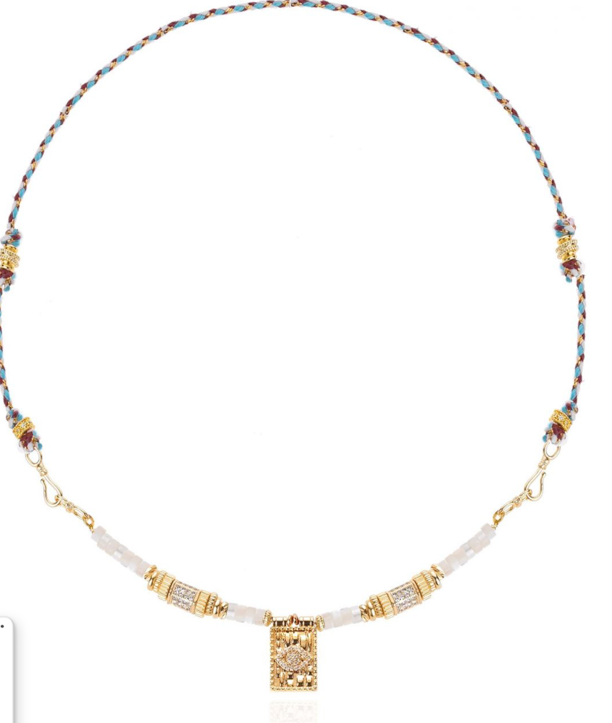 HIPANEMA - Collier Chamane Blanc