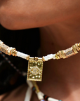 HIPANEMA - Collier Chamane Blanc