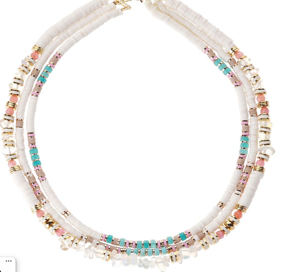 HIPANEMA - Collier Trion Blanc