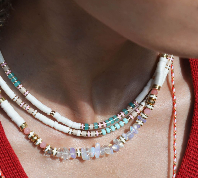 HIPANEMA - Collier Trion Blanc
