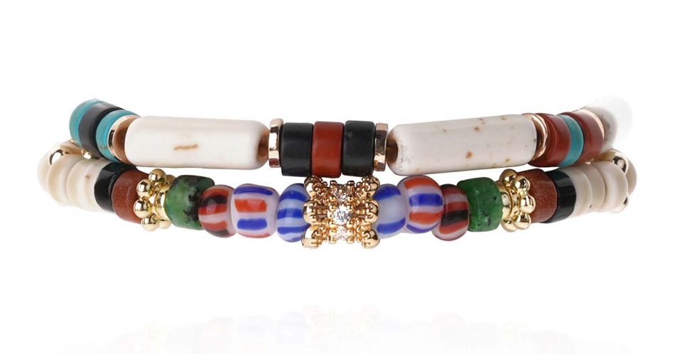 HIPANEMA - Collier Twinsy crème