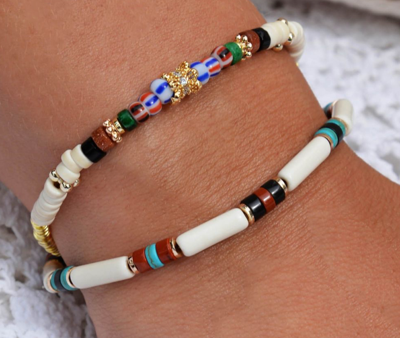 HIPANEMA - Collier Twinsy crème