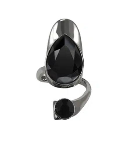 ON AURA TOUT VU - Bague ongle Noir