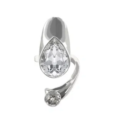 ON AURA TOUT VU - Bague ongle Argenté