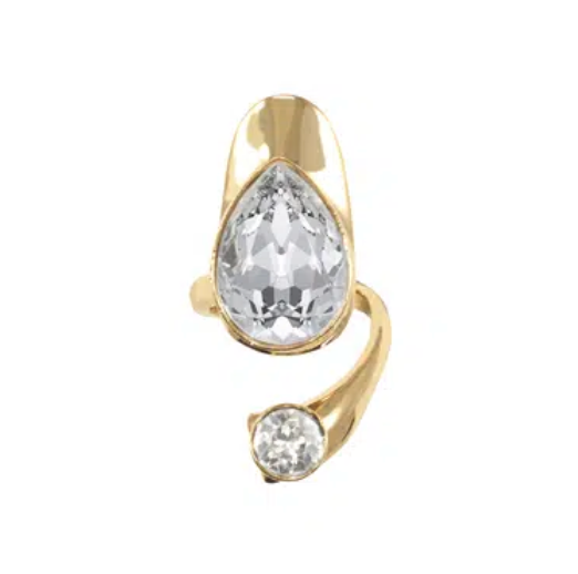 ON AURA TOUT VU - Bague ongle Doré