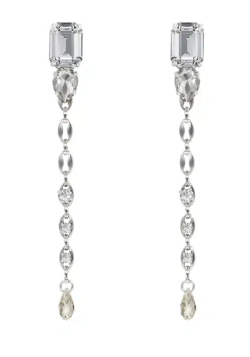 ON AURA TOUT VU - Boucles d'oreilles CLIP Cristaux blancs