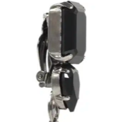 ON AURA TOUT VU - Boucles d'oreilles CLIP Cristaux noirs