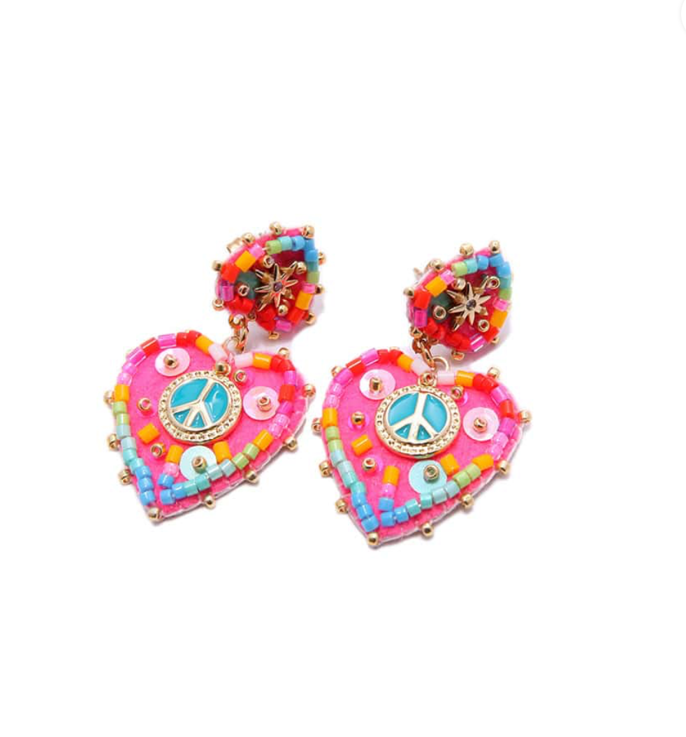 HYPNOCHIC - Boucles d'oreilles Peace Rose