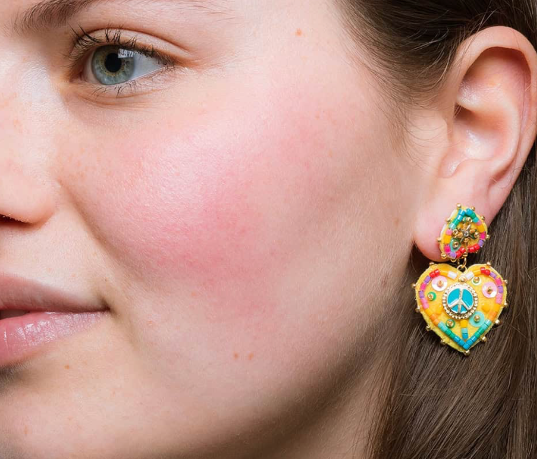 HYPNOCHIC - Boucles d'oreilles Peace Turquoise