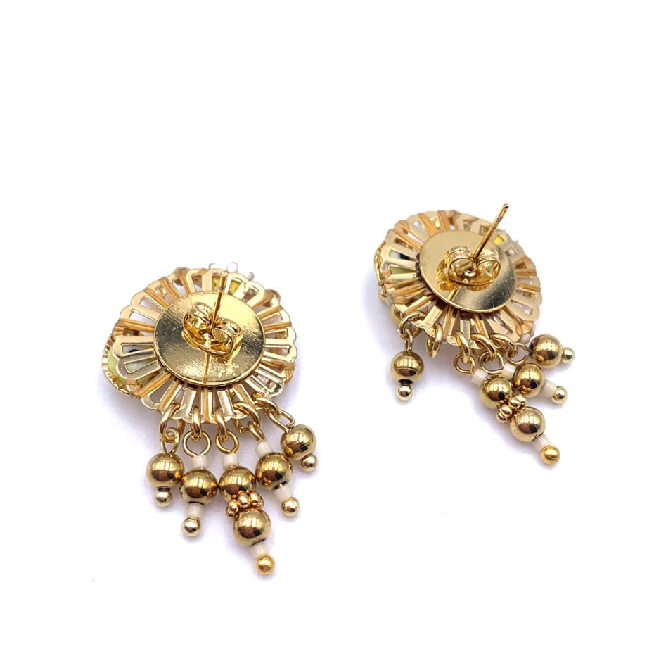 HYPNOCHIC - Boucles d'oreilles Baby Flora Rose