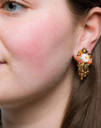 HYPNOCHIC - Boucles d'oreilles Baby Flora Blanc
