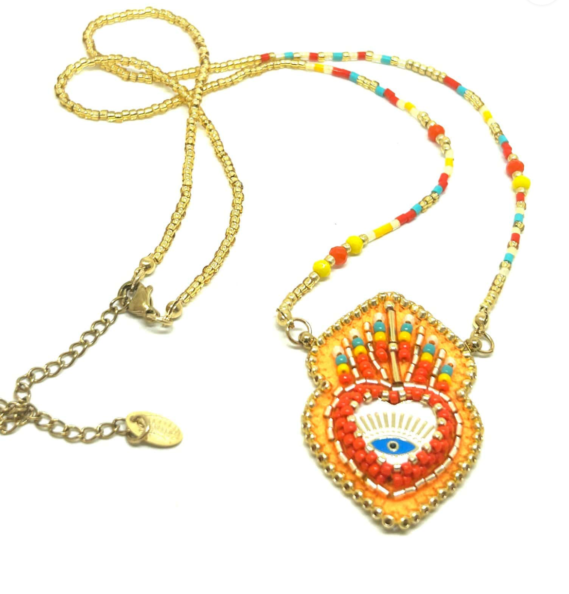 HYPNOCHIC - Collier Julia orange