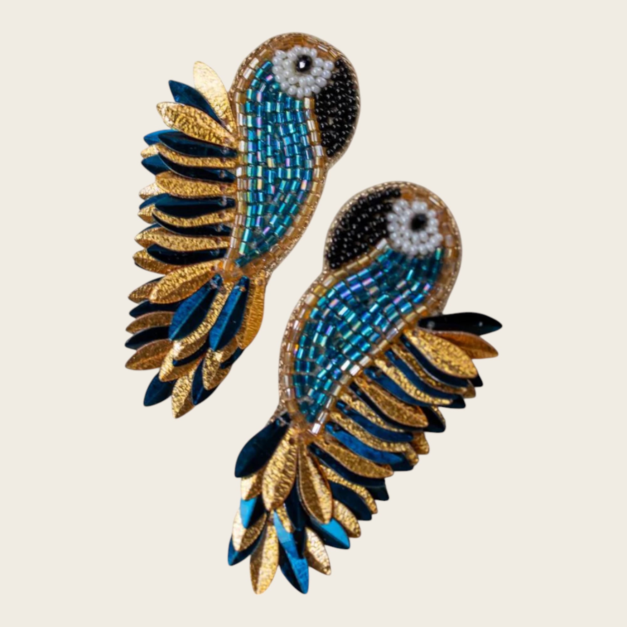 MAISON PERNILLE - Boucles d'oreilles - Asha Bleu