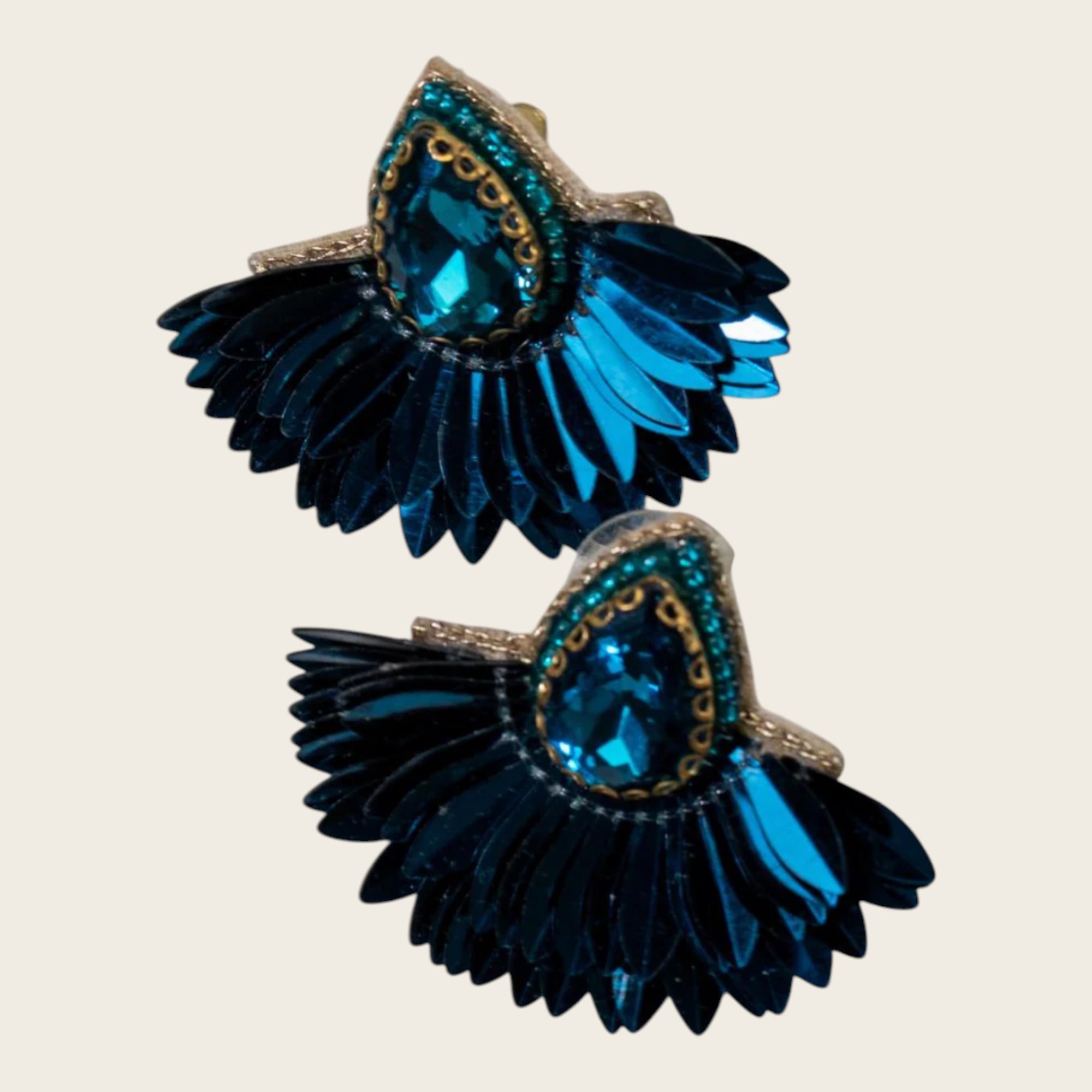 MAISON PERNILLE - Boucles d'oreilles - Arya Bleu