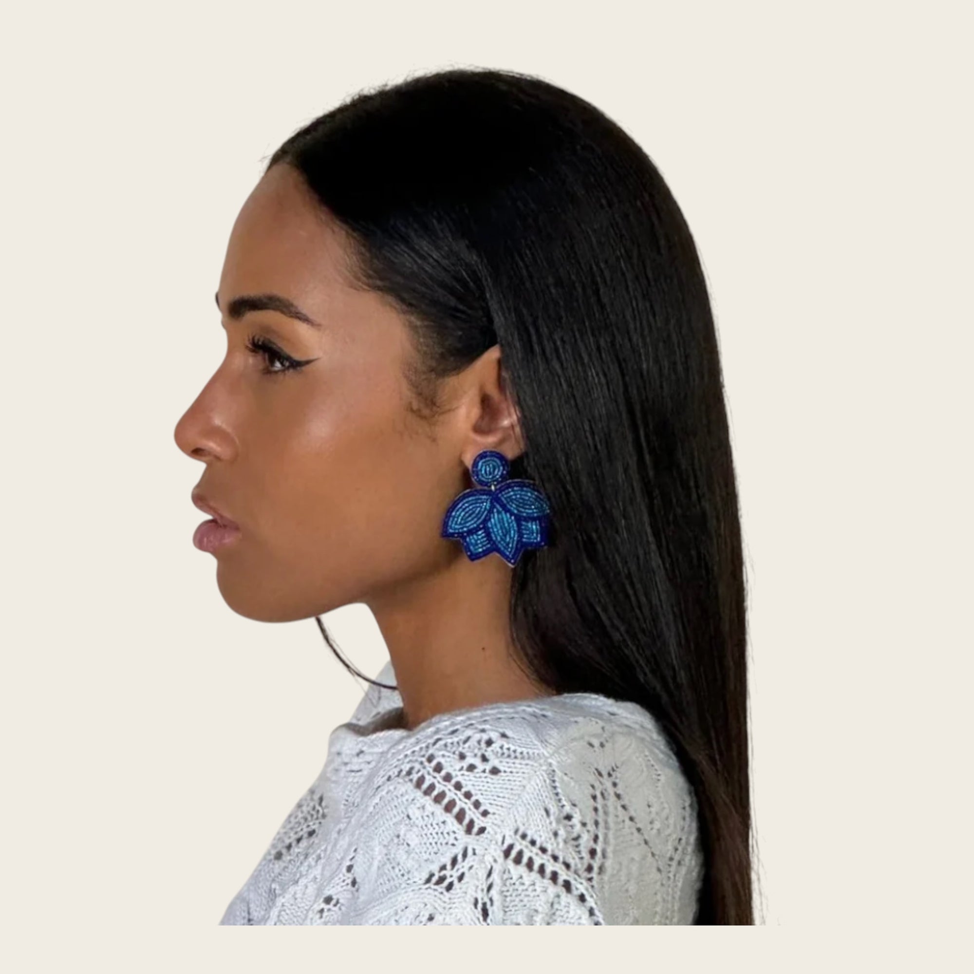 MAISON PERNILLE - Boucles d'oreilles - Joséphine Bleu