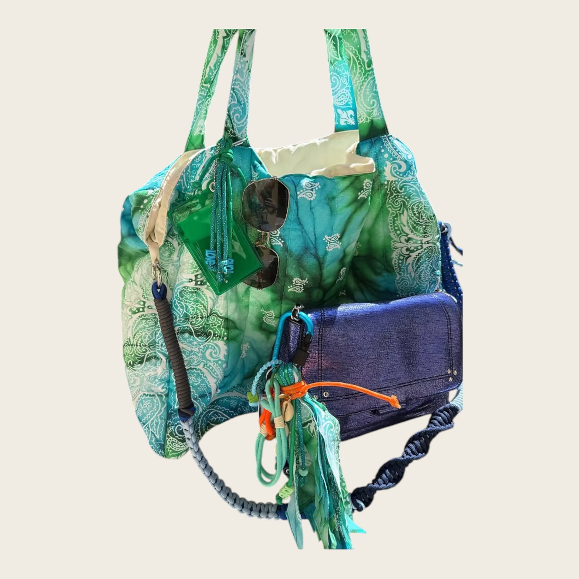 BADHNATI - Bijoux de sac Bleu