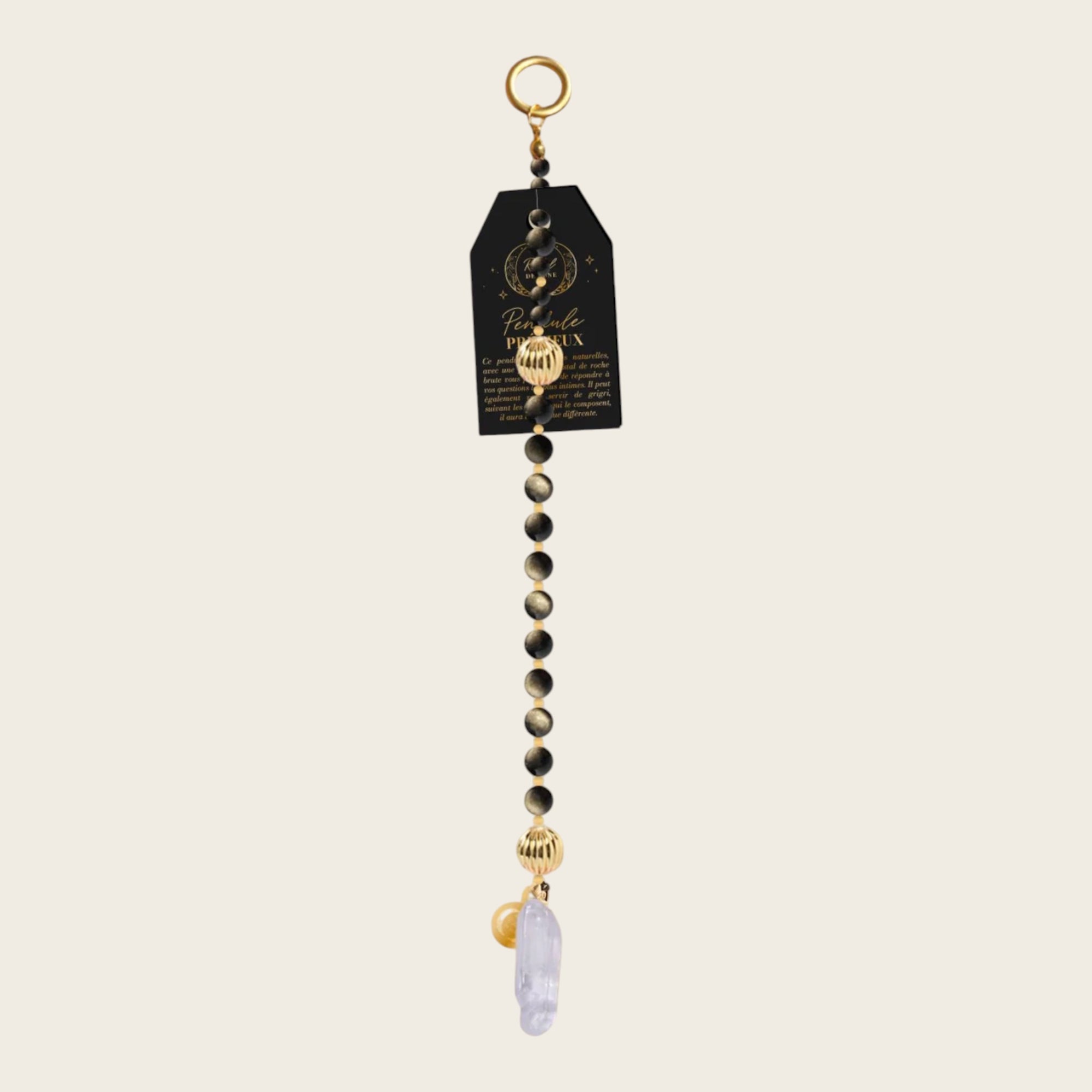 RITUEL DE LUNE - Pendule précieux - Obsidienne