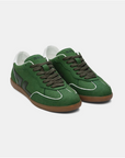 ZETA - DELTA GREEN - Basket VINTAGE et durable en suède vegan -