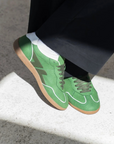 ZETA - DELTA GREEN - Basket VINTAGE et durable en suède vegan -