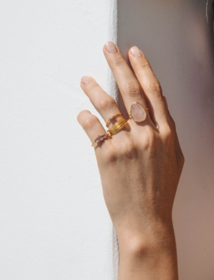 UNE A UNE - Bague SEMAINIER Taille 56