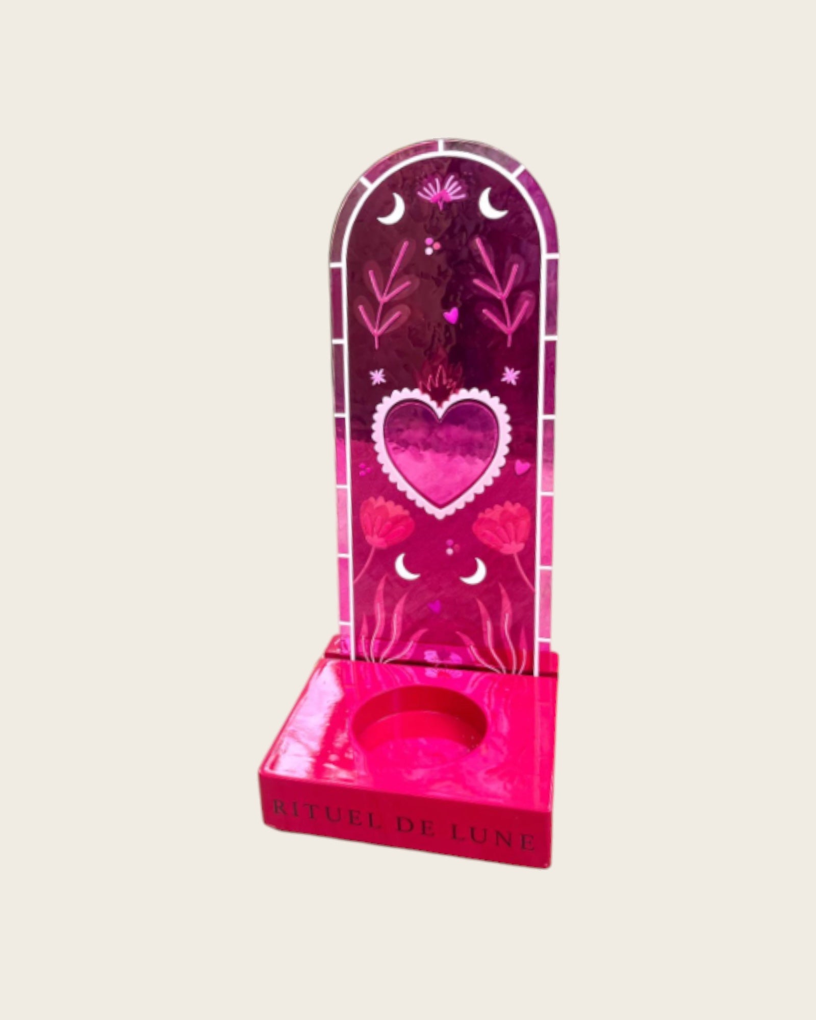 RITUEL DE LUNE - Vitraux Autel intention Coeur pour l'amour