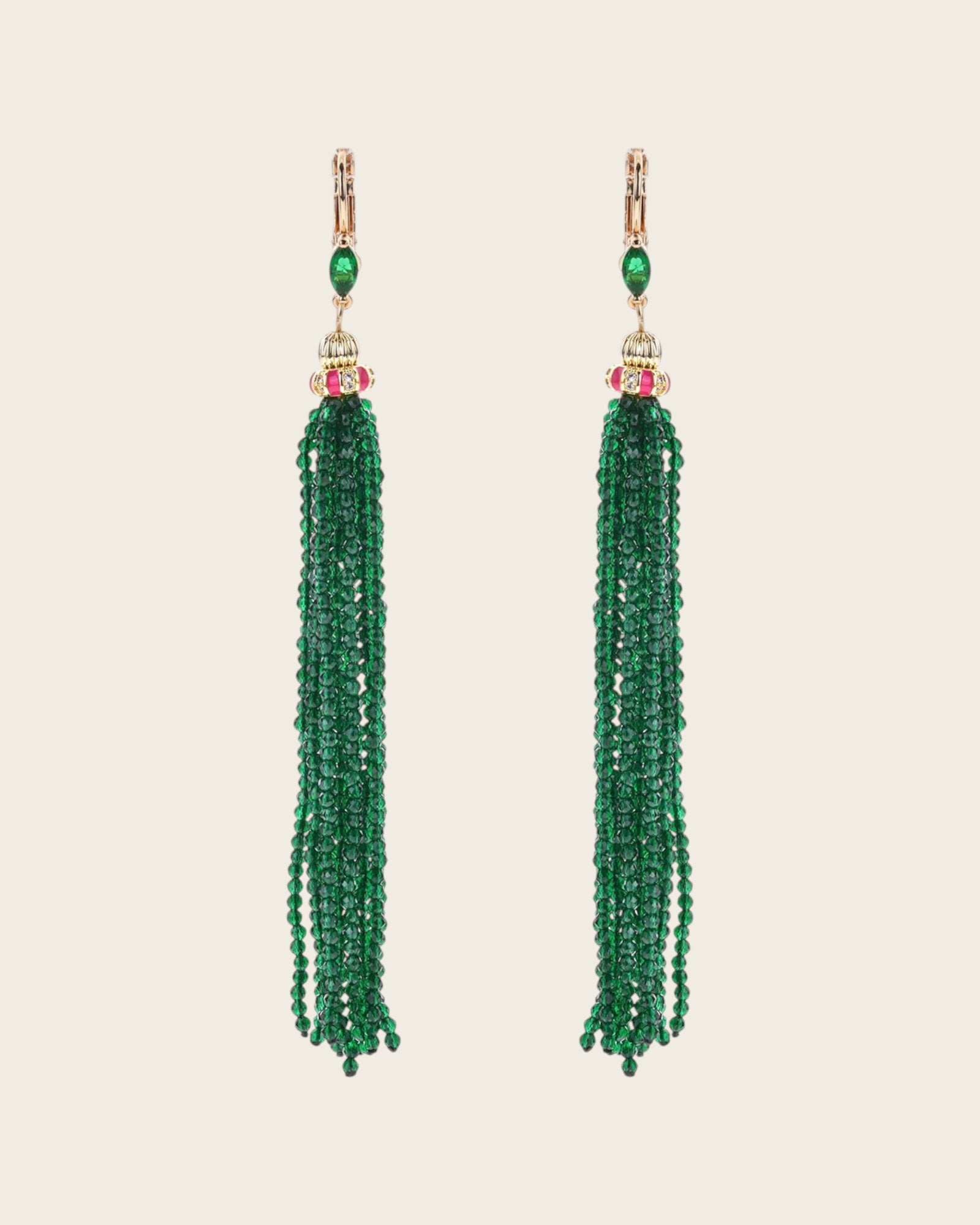 HIPANEMA - Boucles d'oreilles Kerry Emeraude