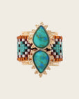 HIPANEMA - Bague Viva Turquoise