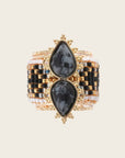 HIPANEMA - Bague Viva Noir
