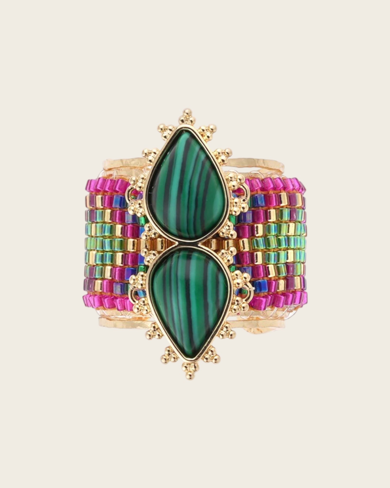 HIPANEMA - Bague Viva Emeraude